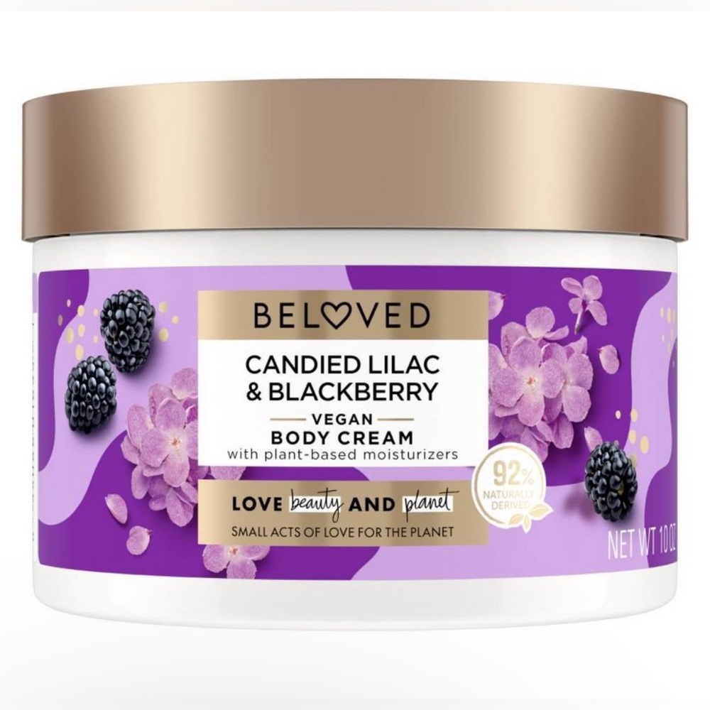 Beloved Candied Lilac & Blackberry Body Cream 10 oz.